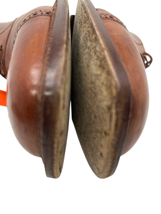Santoni Shoe Size 9.5 Brown Leather Solid Men's Shoes Brown / 9.5