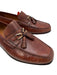 Santoni Shoe Size 10 Brown Leather Solid loafer Men's Shoes Brown / 10