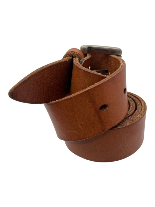 Quorami Brown Leather Solid Men's Belt Brown