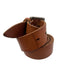 Quorami Brown Leather Solid Men's Belt Brown