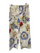 Maeve Size 27 Blue, White, Multi Viscose & Cotton Zip Fly Abstract Print Pants Blue, White, Multi / 27