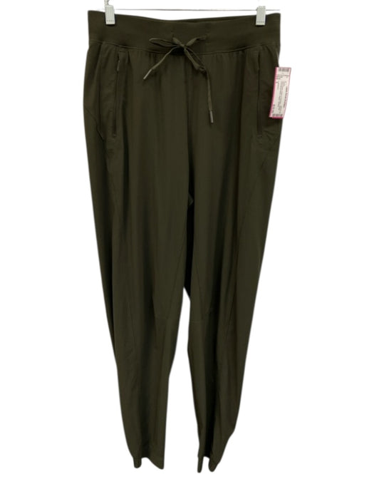 Lululemon Size 6 Olive Green Nylon & Elastane Elastic Drawstring Waist Pants Olive Green / 6