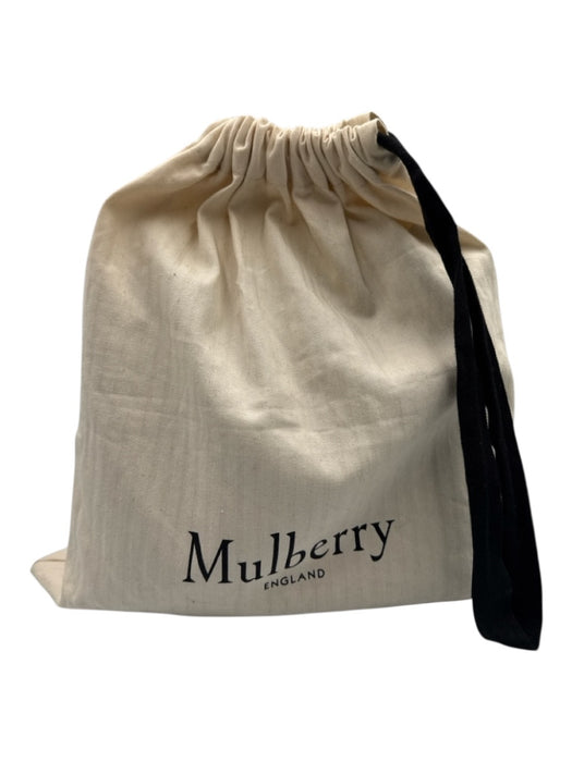 Mulberry Black & Gold Pebble Leather Turnlock Crossbody Strap Bag Black & Gold / S