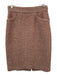 Ann Mashburn Size 4 Red, Gray & Black Linen & Cotton Honeycomb tweed Skirt Set Red, Gray & Black / 4