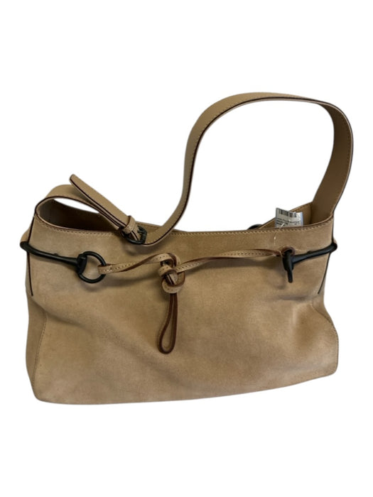 Gucci Tan Leather Horsebit Magnetic Close Shoulder Bag Tan / S