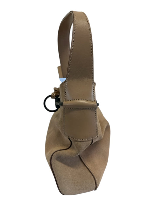 Gucci Tan Leather Horsebit Magnetic Close Shoulder Bag Tan / S