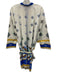 La Double J Size M White, Blue, Yellow Cotton tile motif Button Down Tunic Dress White, Blue, Yellow / M