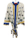 La Double J Size M White, Blue, Yellow Cotton tile motif Button Down Tunic Dress White, Blue, Yellow / M