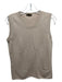 Loro Piana Size 33 Beige Cashmere Sweater Vest Top Beige / 33