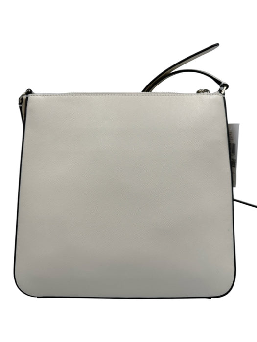 Kate Spade Cream Leather Saffiano Crossbody Bag Cream
