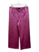 Maeve Size 31 Purple Poly Blend Zip & Button High Rise Wide Leg metallic Pants Purple / 31