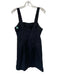 By Anthropologie Size 6 Black Viscose Blend Sleeveless Adjustable Straps Dress Black / 6