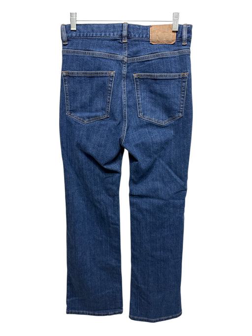 Jeanerica Size 27 Med Dark Wash Cotton Denim Straight Cut Jeans Med Dark Wash / 27