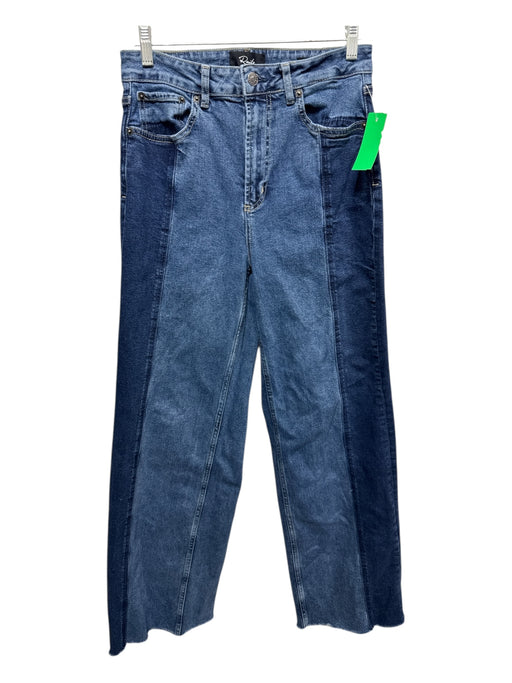 Rails Size 28 Medium & Dark Wash Cotton Denim High Waist color block Jeans Medium & Dark Wash / 28