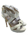 Jimmy Choo Shoe Size 39 White Patent Leather Stiletto Strappy Platform Sandals White / 39