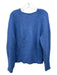 Equipment Size M Blue Alpaca Knit Long Sleeve V Neck Sweater Blue / M