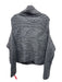 Matthildur Size S Gray Alpaca Cable Knit Long Sleeve Mock Neck Sweater Gray / S