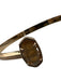 Kendra Scott Rose Gold Tone Metal Faceted Stone Open Cuff Bangle Bracelet Rose Gold Tone