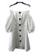 By Egreis Size S White Cotton Off Shoulder Button Detail Dress White / S