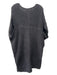 Ronen Chen Size 6 Dark Grey Viscose & Nylon Blend Knit V Neck Dress Dark Grey / 6