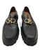 Ferragamo Shoe Size 11.5EE Black Leather Stacked Heel Men's Shoes Black / 11.5EE