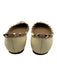 Valentino Garavani Shoe Size 38.5 Cream Beige Patent Leather Rockstud Flats Cream Beige / 38.5