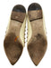 Valentino Garavani Shoe Size 38.5 Cream Beige Patent Leather Rockstud Flats Cream Beige / 38.5