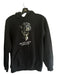 Vince Size Small Black Rayon Blend Boat Neck Long Sleeve Sweater Black / Small