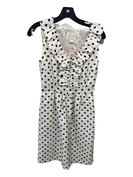 kate spade white dress Madison Avenue Duncan Floral Paillette Shift silhouette Kate Spade Size 0 White