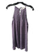Etcetera Size 6 Purple & Blue Silk All Over Print Tank Tie Straps Top Purple & Blue / 6