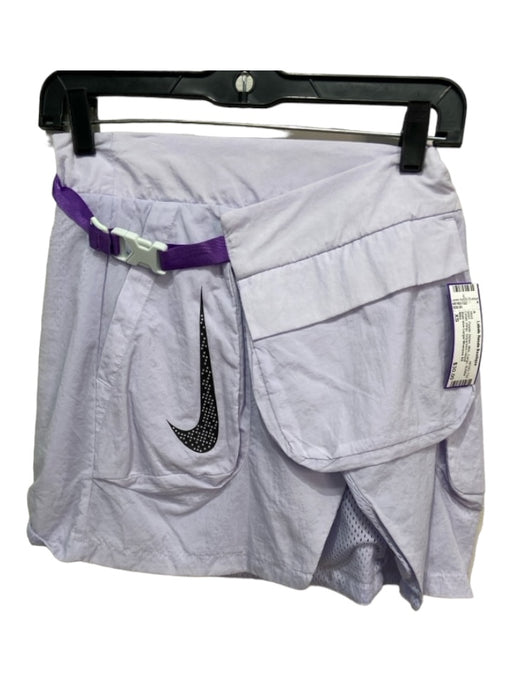 Nike Size XS Purple Nylon Mini Cargo Buckle Detail Wrap Skirt Purple / XS