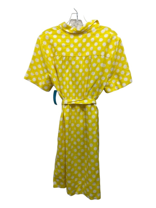 Lisa Marie Fernandez for Target Size Medium Yellow & White Linen & Rayon Dress Yellow & White / Medium