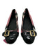 Burberry Shoe Size 36 Pink & Black Canvas Novacheck Buckle GHW ballet Flats Pink & Black / 36