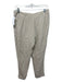 Burberry London Size 8 Beige Silk Mid Rise Pockets Straight Crop Pants Beige / 8