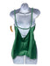 Nanushka Size M Light Green Triacetate & Polyester Sleeveless Side Slit Top Light Green / M