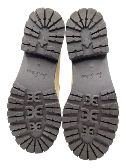 Sam Edelman Shoe Size 9.5 Beige & Black Leather Patent Platform Lug Sole Loafers Beige & Black / 9.5