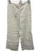 Theory Size Est. S/M White Linen Side Zip Pants White / Est. S/M