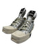 Converse x Rick Owens Shoe Size 7 Silver & White Leather Square Toe Sneakers Silver & White / 7