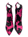 Jessica Simpson Shoe Size 7 Pink & Black Leather Pony Hair Pointed Toe Booties Pink & Black / 7