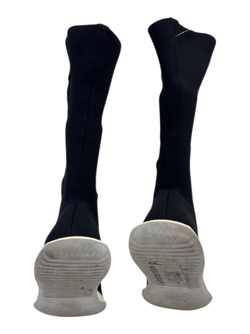 Rick Owens DRKSHDW Shoe Size Est. 7/7.5 Black & White Nylon Sock Knit Sneakers Black & White / Est. 7/7.5