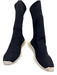 Rick Owens DRKSHDW Shoe Size Est. 7/7.5 Black & White Nylon Sock Knit Sneakers Black & White / Est. 7/7.5