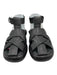 COS Shoe Size 40 Black Leather Buckle Woven Fisherman Sandals Black / 40