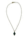 Kendra Scott Gold Metal Lobster Clasp Quatrefoil Turquoise Necklace Gold