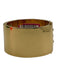 Kate Spade Gold Metal Encrusted Clasp Closure Bangle Crystals Bracelet Gold
