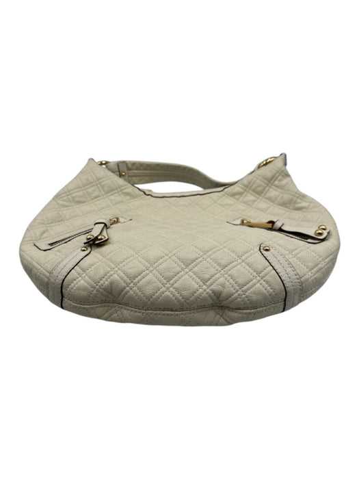 Marc Jacobs Cream Gold Hardware Side Pockets Bag Cream
