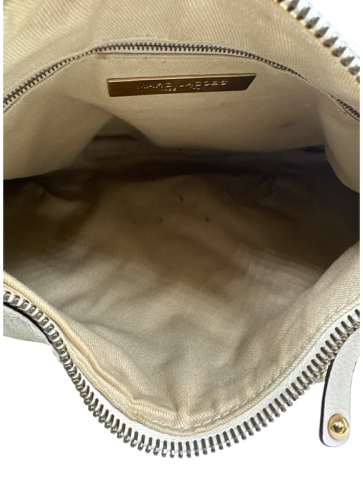 Marc Jacobs Cream Gold Hardware Side Pockets Bag Cream