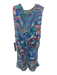 Marie Oliver Size S Blue, Green, Multi Viscose Blend Sleeveless High Neck Top Blue, Green, Multi / S