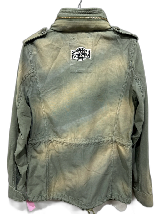 Denim & Supply Ralph Lauren Size M Army Green & Beige Cotton Patches Jacket Army Green & Beige / M