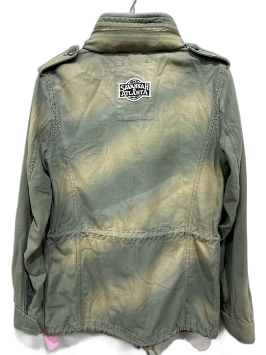 Denim & Supply Ralph Lauren Size M Army Green & Beige Cotton Patches Jacket Army Green & Beige / M