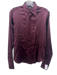 Ralph Lauren Black Size 8 Maroon Silk Blend Long Sleeve Button Up & Collar Top Maroon / 8